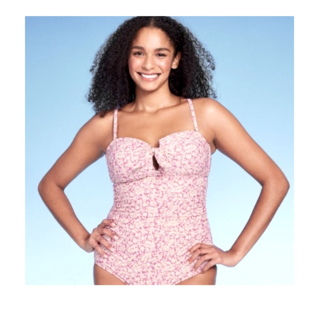 Kona Sol Bandeau Top Bathing Suit